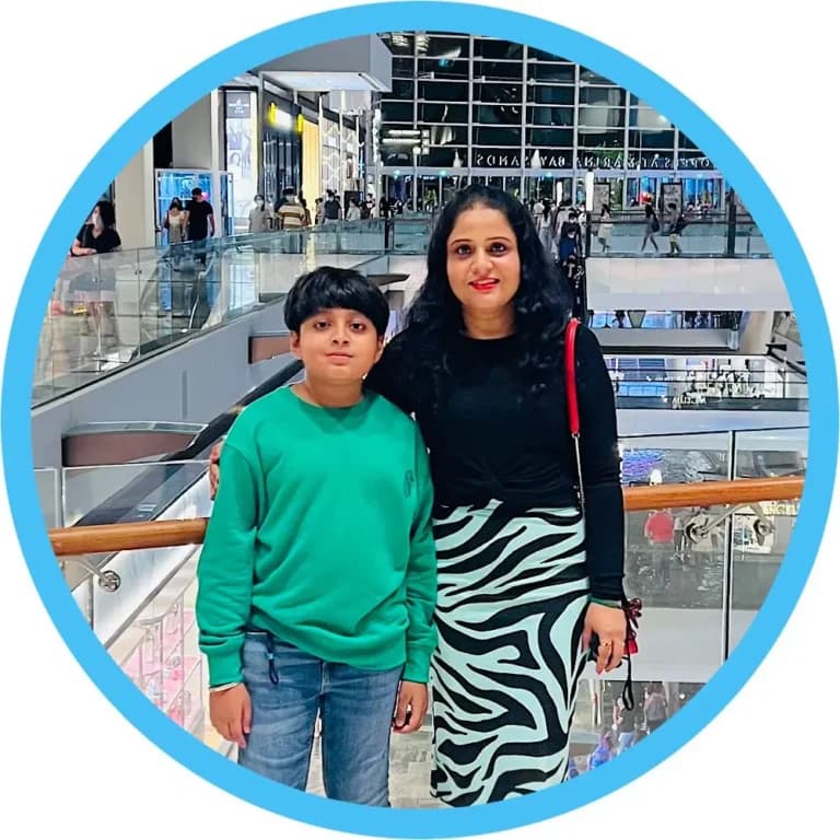 Mother of Atiksh Vikram